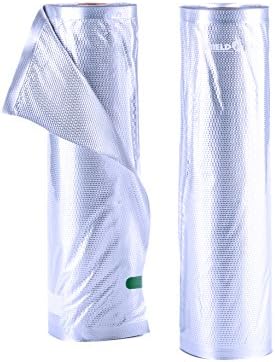 ShieldNSeal Vacuum Seal Rolls (Metallic and Clear, 11" x 19.5')