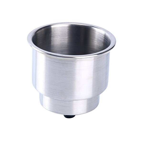 Amarine-made-Stainless-Steel-Cup-Drink-Holder-with-Drain-Marine-Boat-Rv-Camper
