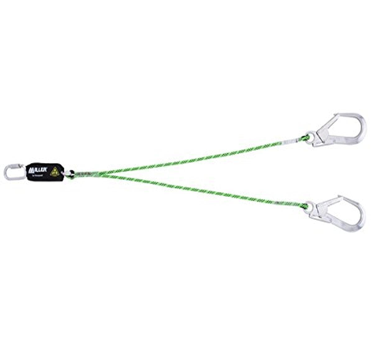 Honeywell 1032394 Miller Shock Absorbing Lanyard Y Kernmantel 1,5M with Q.T and 2Go65 Edge Tested