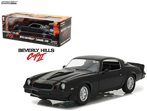 NEW 1:18 GREENLIGHT HOLLYWOOD COLLECTION - Beverly Hills Cop II (1987) - Black 1978 Chevrolet Camaro Z28 Diecast Model Car By Greenlight