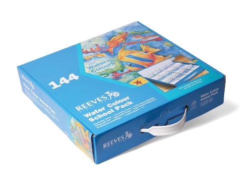 Reeves 144-pack watercolor tubes school pack, 10ml