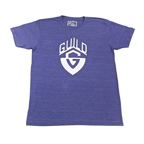 Guild Guitars Distressed G-Shield Crew Tee in Navy - Medium