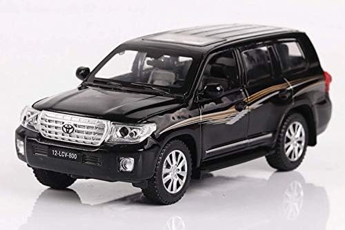 PETIT TOYS 1:36 Scale Die-Cast Toyota Land-Cruiser Pull Back Sedan with Blinking Lights and Front Openable Doors