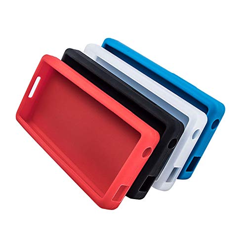 Fromsky Case for Rofeer MP3 Player, Silicone Skin Protective Cover Case with Tempered Glass Screen Film Screen Protector (Red) - Thumbnail 4