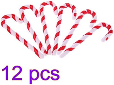 Arpoador Christmas Decoration Red Candy Cane Christmas Tree Decoration (6.5 cm * 12 PCS)