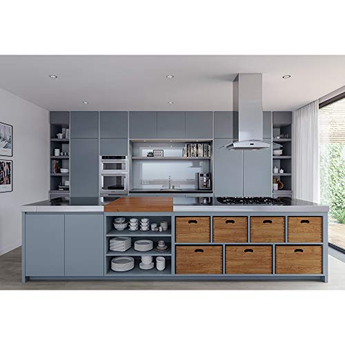 CAVALIERE 36" Inch Glass Canopy Island Mounted Stainless Steel Kitchen Range Hood Pricepulse