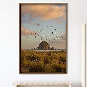 signwin Framed Canvas Wall Art Flock of Birds...