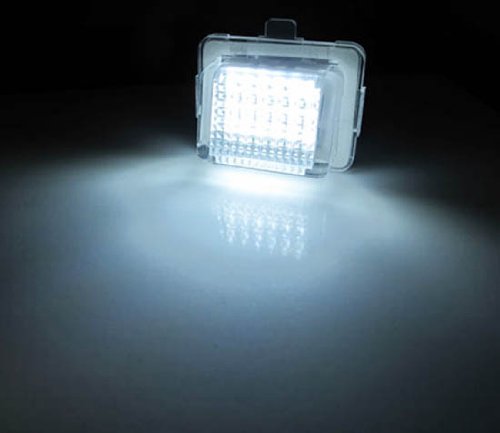 iJDMTOY 18-SMD Error Free LED License Plate Light Lamps, For Mercedes-Benz C E S Class