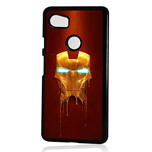 (for Google Pixel 3 XL) Black Frame Back Case Cover - HOT1859 Ironman