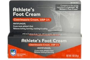 Rite Aid Clotrimazole Anti-fungal Cream, 1% - 1 oz | Treats Athlete's Foot | Jock Itch Cream | Ringworm Cream
