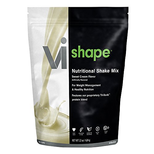 ViSalus VI-Shape Nutritional Shake Mix Sweet Cream Flavor 22oz [1 Bag, 24 meals]