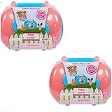 Puppy In My Pocket Series 9 - Puppy Carrier 2 Hidden Puppies - Set of 2 (4 Hidden Puppies Total)