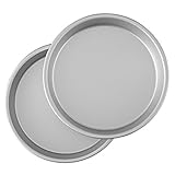 Wilton 2105-7908 Aluminum Performance Pans Set of 2 9-Inch Round Cake Set, 9"