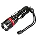VINCA FLHA-300 Handheld LED Flashlight 300 Lumen 5 Light Mode Water Resistant Zoomable18650 Battery/AAA Battery Powered (Not Included)