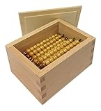 Kid Advance Montessori 45 Golden Bead Bars of 10 with Box