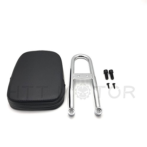 XKMT Group Backrest Sissybar with Luggage Rack for Harley Street 500 750 XG500 XG750 15-17