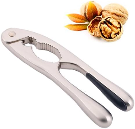 Multifunctional Nutcracker Walnut Clip Hickory Nut Pliers Clip Small Walnut Sheller Tools Silvery2