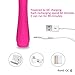 ROWAWA G-spot Vibrator Waterproof Rabbit Vibrator Rechargebale Clitoris Stimulation Best Toy for Women Powerful Wand Massager Pink