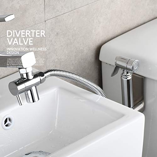 CIENCIA Sink Valve Diverter Faucet Splitter Brass Faucet Adapter 3 Way