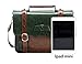 ECOSUSI Vintage Crossbody Messenger Bag Satchel Purse Handbag Briefcase for Women, Green