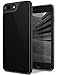 Caseology Waterfall for Apple iPhone 8 Plus Case (2017) / for iPhone 7 Plus Case (2016) - Minimal & Transparent - Jet Black