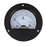 uxcell AC 0-30A 2.5 Class Round Panel Analog Ammeter Current Meter Gauge