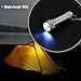 Tatuo 20 Pieces Mini Flashlights Keychain 5 Bulbs LED Keychain for Camping Party Favors