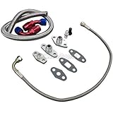 Oil Feed Line Kit Flange For Toyota Supra 1JZGTE