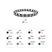 Accents Kingdom Magnetic Bracelet Women's Tuchi Simulated Pearl Hematite Magnetic Therapy Bracelet with Crystal, 7.5