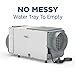 Aprilaire - 1850Z 1850 Pro Dehumidifier, 95 Pint Commercial Dehumidifier for Crawl Spaces, Basements, Whole Homes up to 5,200 sq. ft.