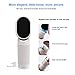 Small Air Purifier, QUEENTY Desktop Air Purifier Ionizer with True H13 HEPA Filter, Travel Air Purifiers for Bedroom Home, Pets, 2 Speeds, Energy Save, 3 Stage Filtration System (Grey) (White)…