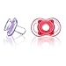 Born Free Bliss 0-6M Natural Shape Pacifier, 2-Pack (Pink & Purple)