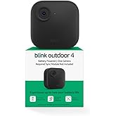 Blink Outdoor 4 &ndash; Wireless smart security camera, two-year battery life, two-way talk. Required Sync Module not included &ndash; Add-on camera
