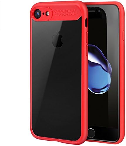 iPhone 8 iPhone 7 Case, Defense Shield Series Military Grade Drop Tested, Anodized Aluminum, TPU, and Polycarbonate Protective Case for Apple iPhone 8 7 (Red)