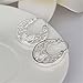NYKKOLA Elegant Fashion Jewelry Beautiful Crystal 925 Silver Women Lady Earrings
