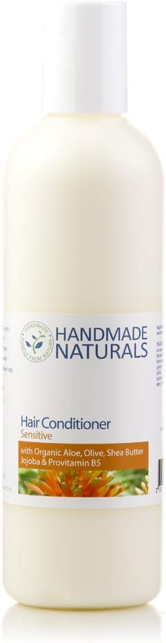 Handmade Naturals Olive Jojoba Unscented Hair Conditioner Aloe Vera Shea Butter