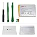 Replacement Battery for iPod Touch 5th Gen, DOCA 3.7V Li-Polymer Rechargeable Battery with Opening Pry Tool Kits - Compatible with iPod Touch 6th Generation,Suitable for Model No.616-0619