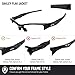Revant MaxGrip Temple Sleeve/Nose Pad Kit Compatible With Oakley Flak Jacket - Black