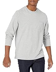 Amazon Essentials Men's Regular-fit Long-Sleeve T-Shirt with Pocket