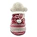 Beirui Cute Christmas Dog Jacket - Dogs Winter Coat Soft Fleece Padded Vest - Warm Pet Jumpsuit Dog Accessories Hoodie,Red 12