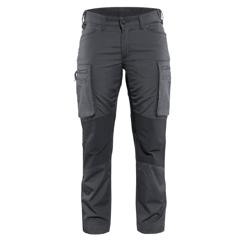 Blakläder 715918459899C30 Size C30 Women Service Trousers - Dark Green/Black