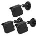Wyze Cam Wall Mount Cover for Wyzecam Ismart Spot, 360 Degrees Protective Adjustable Indoor and Outdoor Wall and Ceiling Mount with Case for Wyze 1080p by, 3 Pack, Black