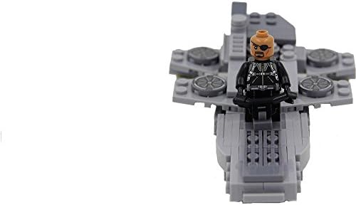 KorgisCollectibles Nick Fury With Helicarrier Minifigure Custom Building Block Toy For Children