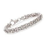 Ross-Simons Sterling Silver Small Byzantine Bracelet