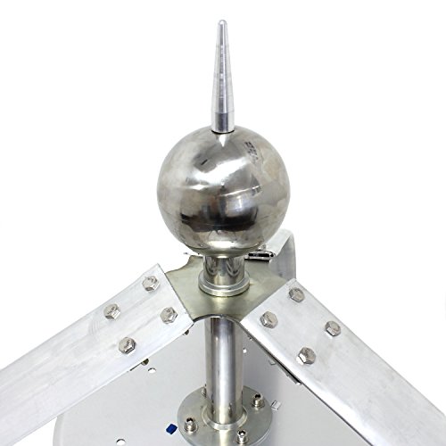ALEKO WGVQ400 3 Phase Permanent Magnet AC Synchronous Vertical Wind Generator 400W 12V Wind Generator Turbine