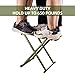 E-jades Folding Stool Camp Stools, Extra Wide 17.9 in Height, 650 lb Capacity, Heavy Duty Camping Chair, Outdoor Portable Stools for Camp,Beach,Sports,Fishing,Hunting,Sitting, Tall Large Seatthumb 4