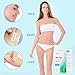 Wax Strips Hair Removal Wax Kit for Full Body Face Bikini 44 Count Double Sided +6 Post Wipes for Sensitive Skin