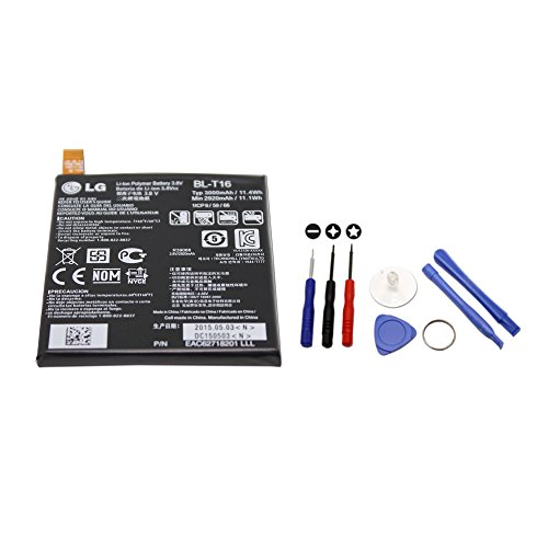 OEM Original Battery for LG G Flex 2 BL-T16 BLT16 3000mAh 3.8V Internal Battery H950 LS996 H959 with FREE tool kit - Non Retail Packaging