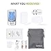 TENS Unit Muscle Stimulator Rechargeable, Dual Channel(Mode & Intensity), 10 Modes for Pain Relief,Electronic Pulse Massager with Dust-Proof Drawstring Storage Bag & Fastening Ties