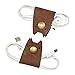 Hide & Drink, Cat Shaped Cord Keeper (Cord Clam) 2-Pack Handmade :: Swayze Suede